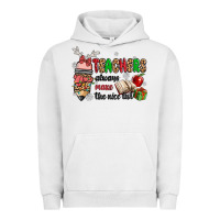 Pigment Lunar Rock teachers always make the nice list Urban Hoodie - MaliasSmallBusiness