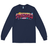 Navy sunkissed Long Sleeve Tee - texasbilliewilder