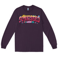 Plum sunkissed Long Sleeve Tee - texasbilliewilder