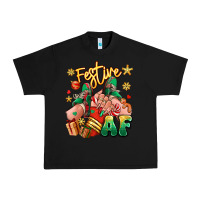 Black festive af christmas caucasian girl sneakers Urban Heavy Tee - RanaPortraitStore