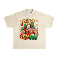Sandshell festive af christmas caucasian girl sneakers Urban Heavy Tee - RanaPortraitStore