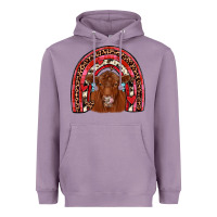 Lavender valentines red angus rainbow Heavyweight Hoodie - JahusDesignShop