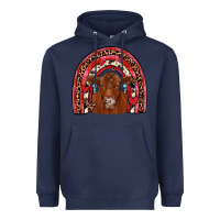 Navy valentines red angus rainbow Heavyweight Hoodie - JahusDesignShop