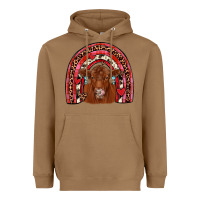 Toasted Coconut valentines red angus rainbow Heavyweight Hoodie - JahusDesignShop