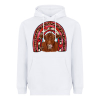 White valentines red angus rainbow Heavyweight Hoodie - JahusDesignShop