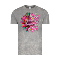 Cloud Rock breast cancer sunflower Vintage Tee - BarkalooDesign