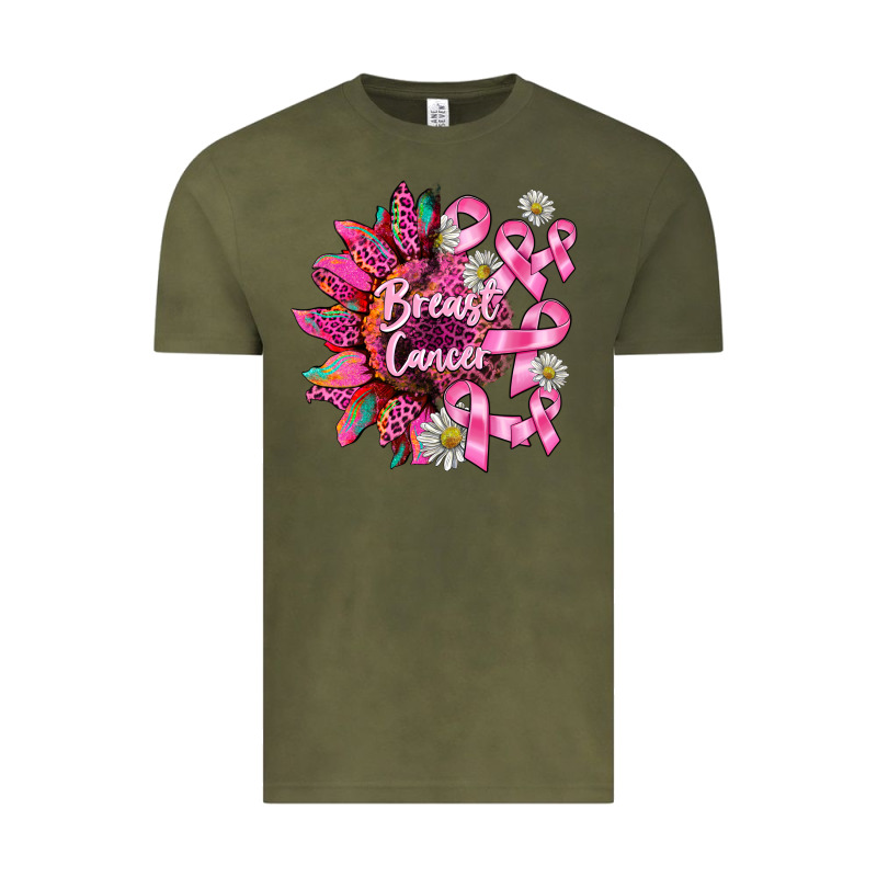 Breast Cancer Sunflower Vintage Tee by BarkalooDesign | Teevron