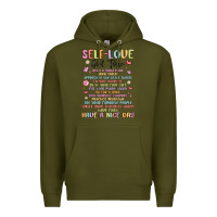 Army Green self love girl tour malias Premium Hoodie - MaliasSmallBusiness