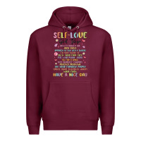 Burgundy self love girl tour malias Premium Hoodie - MaliasSmallBusiness
