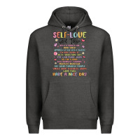 Charcoal Heather self love girl tour malias Premium Hoodie - MaliasSmallBusiness