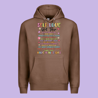 Self Love Girl Tour Malias Premium Hoodie Designed By Maliassmallbusiness