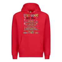 Red self love girl tour malias Premium Hoodie - MaliasSmallBusiness