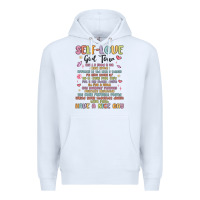 White self love girl tour malias Premium Hoodie - MaliasSmallBusiness