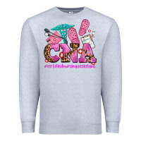 Heather Grey cna certified nursing assistant Premium Sweatshirt - AdoDesignShop