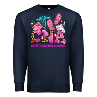 Navy cna certified nursing assistant Premium Sweatshirt - AdoDesignShop