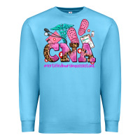 Ocean Blue cna certified nursing assistant Premium Sweatshirt - AdoDesignShop