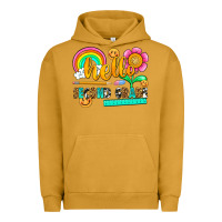 Pigment Peanut Butter hello second grade Urban Hoodie - NancyCooperArtShop