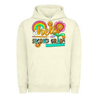 Pigment Pistachio hello second grade Urban Hoodie - NancyCooperArtShop
