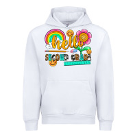 White hello second grade Urban Hoodie - NancyCooperArtShop