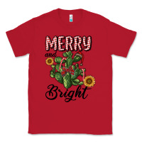 Red merry and bright with cactus Classic Tee - RanaPortraitStore