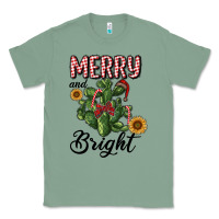 Sage merry and bright with cactus Classic Tee - RanaPortraitStore