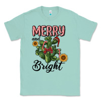 Seafoam merry and bright with cactus Classic Tee - RanaPortraitStore
