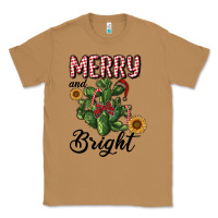 Toasted Coconut merry and bright with cactus Classic Tee - RanaPortraitStore