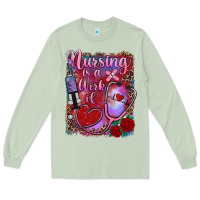 Matcha nursing is a work of heart Long Sleeve Tee - RanaPortraitStore