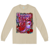 Mushroom nursing is a work of heart Long Sleeve Tee - RanaPortraitStore