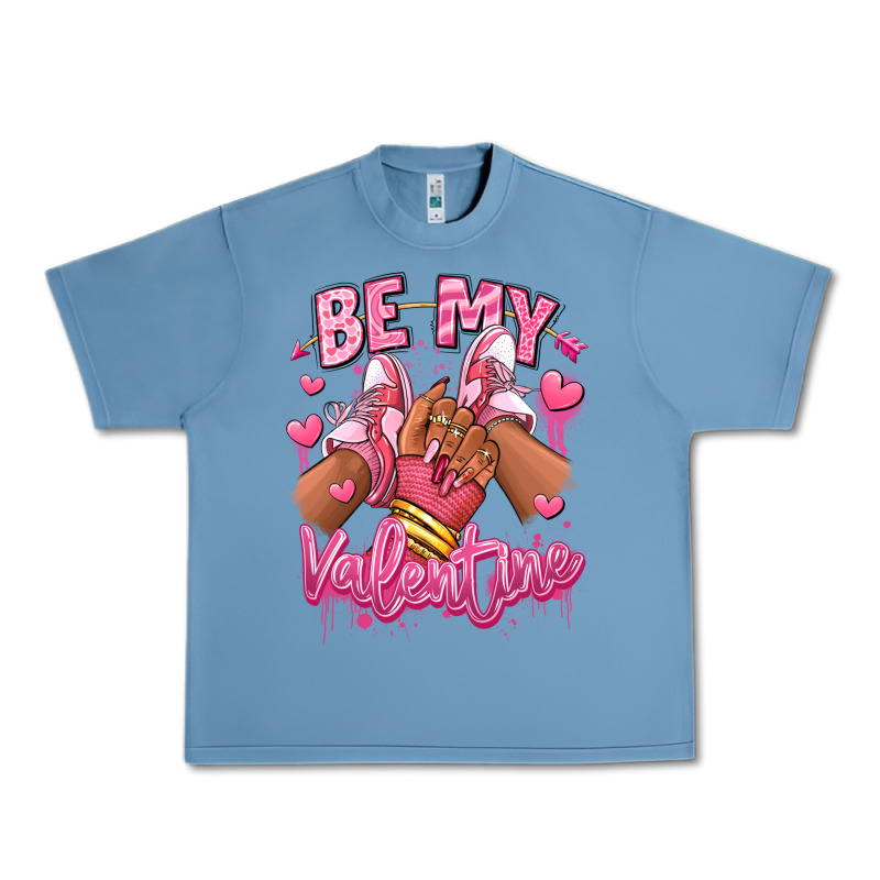Be My Valentine Afro Girl Sneakers Urban Heavy Tee by RanaPortraitStore | Teevron