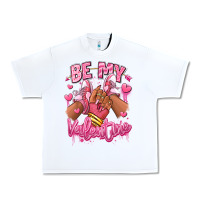 White be my valentine afro girl sneakers Urban Heavy Tee - RanaPortraitStore
