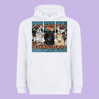 Black Angus Simmental Charolais Heavyweight Hoodie Designed By Jahusdesignshop