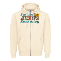 Sandshell i don't think jesus done it that way Zipper Hoodie - HRA Design Shop