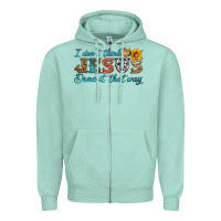 Seafoam i don't think jesus done it that way Zipper Hoodie - HRA Design Shop