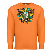 Carrot bull skull gemstone cactus leopard sunflower Premium Sweatshirt - Artiststas