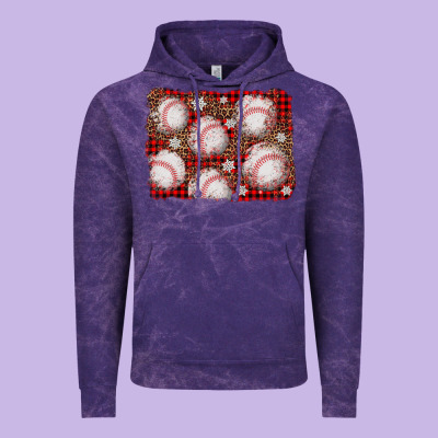 Baseball Christmas Background Vintage Hoodie Designed By Adodesignshop