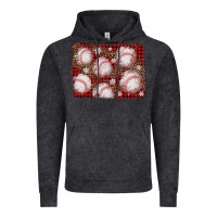 Vintage Black baseball christmas background Vintage Hoodie - AdoDesignShop