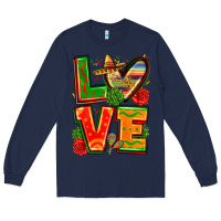 Navy love mexico Long Sleeve Tee - Zillion Design Studio