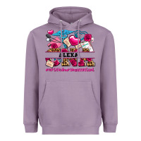 Lavender costom name valentines day cna certified nursing Heavyweight Hoodie - AdoDesignShop