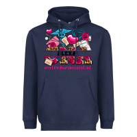 Navy costom name valentines day cna certified nursing Heavyweight Hoodie - AdoDesignShop