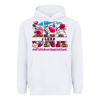 White costom name valentines day cna certified nursing Heavyweight Hoodie - AdoDesignShop