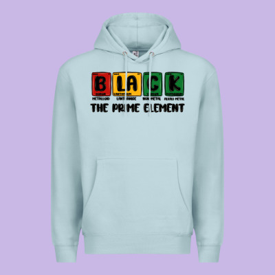 Prime Element Premium Hoodie Designed By Maliassmallbusiness
