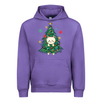 Tulip christmas tree cat Urban Hoodie - MaliasSmallBusiness