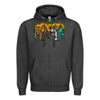 Charcoal Heather mama with sunflower Zipper Hoodie - HRA Design Shop