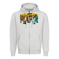 Dove Grey mama with sunflower Zipper Hoodie - HRA Design Shop