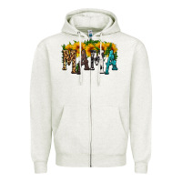 Oatmeal Heather mama with sunflower Zipper Hoodie - HRA Design Shop