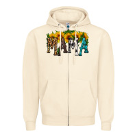 Sandshell mama with sunflower Zipper Hoodie - HRA Design Shop