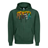 Sports Green mama with sunflower Zipper Hoodie - HRA Design Shop