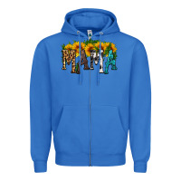 True Royal mama with sunflower Zipper Hoodie - HRA Design Shop