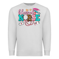 Dove Grey blessed nurse Premium Sweatshirt - AdoDesignShop